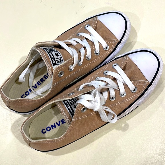 Converse Shoes - New CONVERSE CHUCK TAYLOR ALL STAR LOW TOP DESERT KHAKI YELLOW